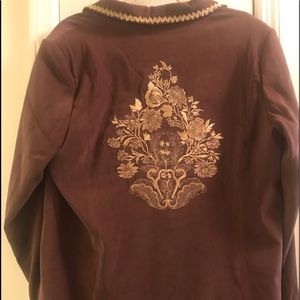 Susan Graver shirt and jacket set